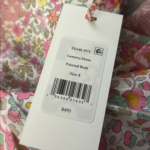 NEW NWT LOVESHACKFANCY  Genetta Liberty Fabric Bustier Ruffle Mini Dress - Picture 10 of 16